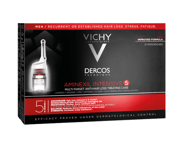 Виши dercos aminexil intensive 5 для мужчин 21 монодоза