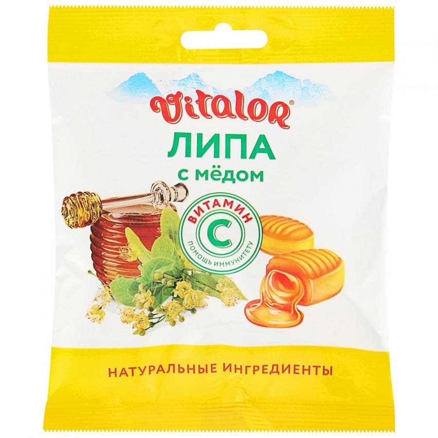виталор карамель леденц 60г липа-мед