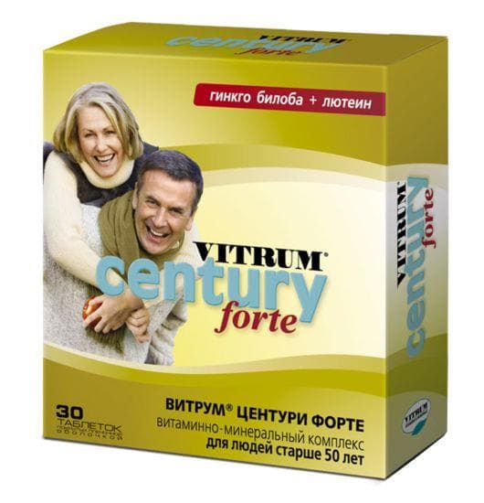 Vitrum Century forte 30 таблеток