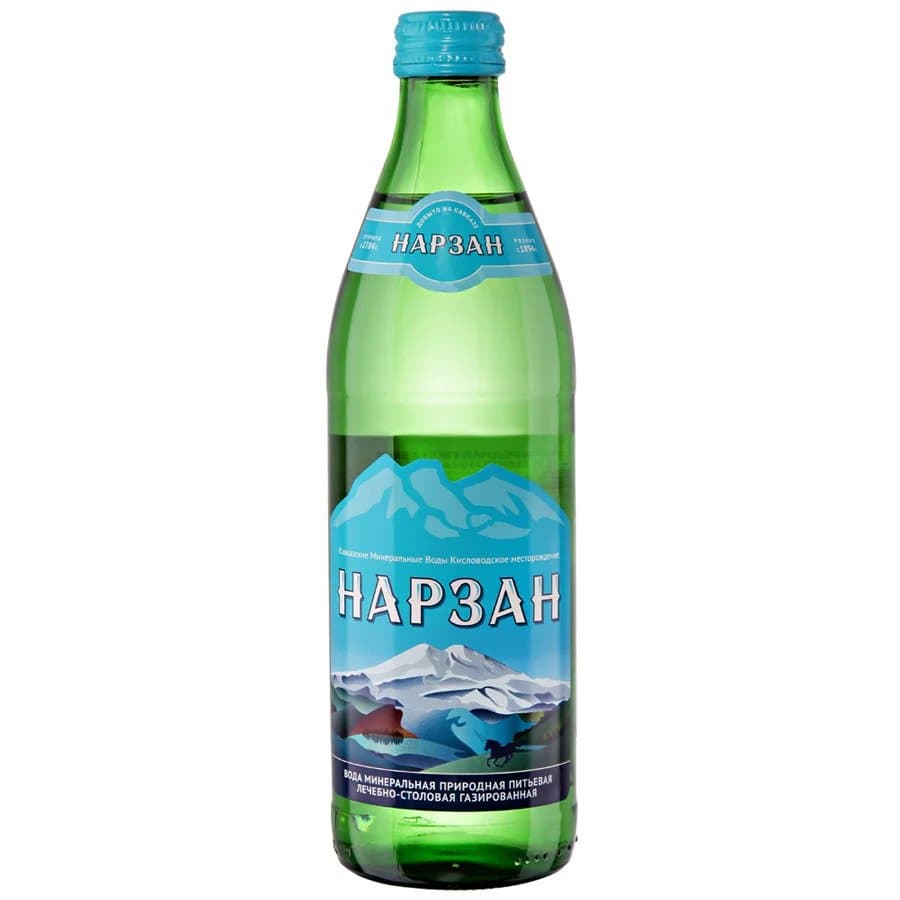 вода лечебно-столовая нарзан бут стекл 0,45л газ